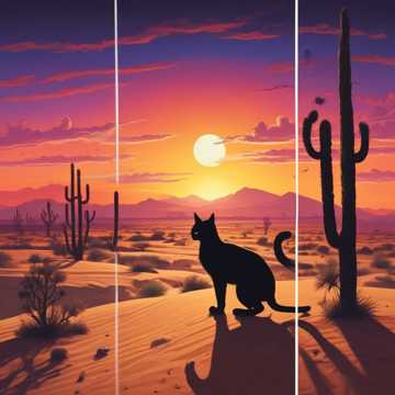 Swashbuckling Desert Cat