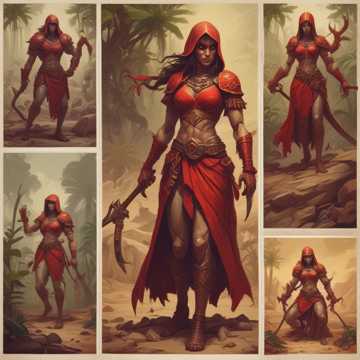 Warrior In Red