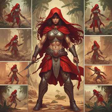 Warrior In Red