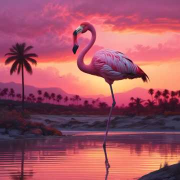 Pink Flamingo 170