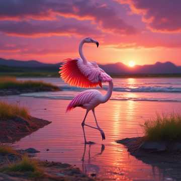 Pink Flamingo 170