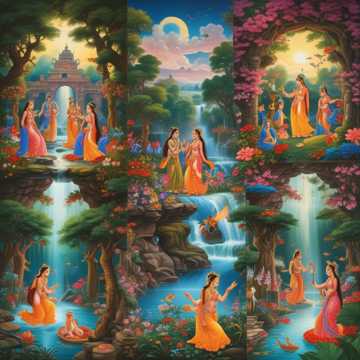 Rādhā aur Kṛṣṇa kā prem, anmol aur pāvan, Har bānsurī kī tān mein, basī hai unki rāsalīlā,