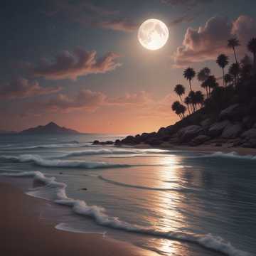 Sunset and Moonlight