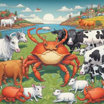 Country Field Crab Cow Pilates