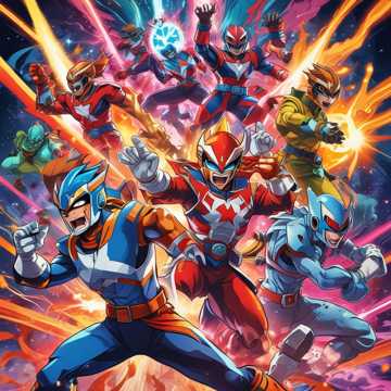 Anime Rangers Hero Thunder 