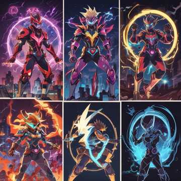 Anime Rangers Hero Thunder 