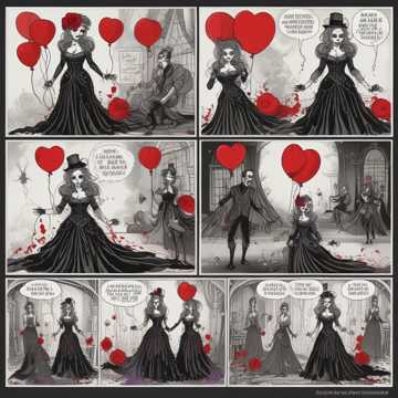 Goth Clown Bride