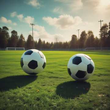 Melody und Steffi spielen Fußball