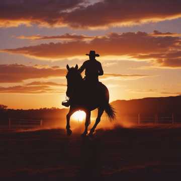 Cowboy in Rainbow Boots