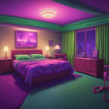 Green and Purple