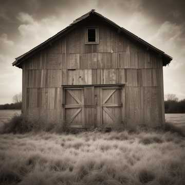 Dusty Barn on Country Roads