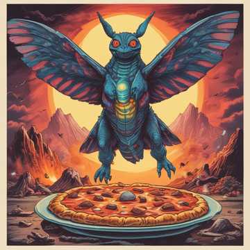 Nuclear Pizza for Godzilla