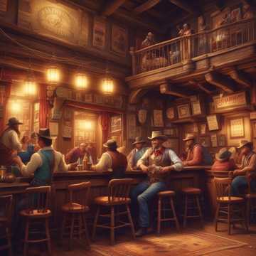 Le Saloon des Cowboys Farceurs