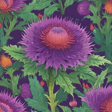 Thistle in Spring