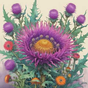 Thistle in Spring