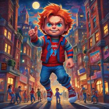 Title: 走在街头 (Walking the Streets) Artist: Nolan Quimby & Chucky