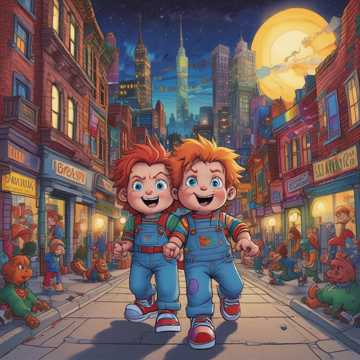 Title: 走在街头 (Walking the Streets) Artist: Nolan Quimby & Chucky