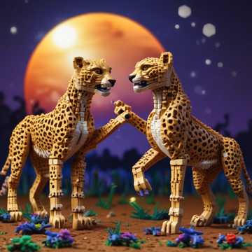 Lego Rainbow Cheetahs