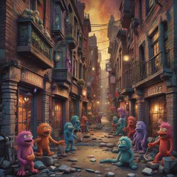 Street Clash in Puppet Town