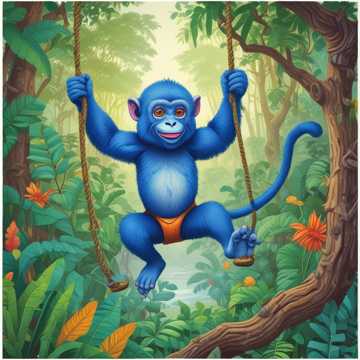 Little Blue Monkey