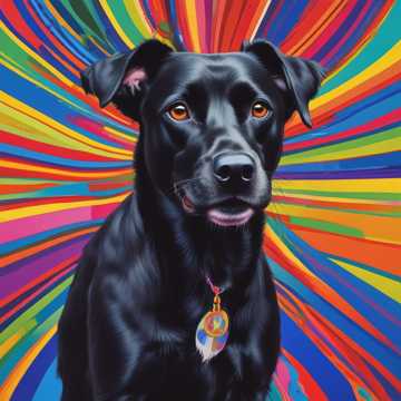 Black Dog On The Colours