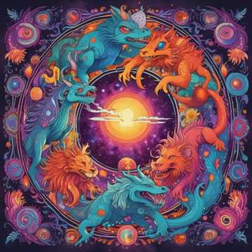 Legends of the Nine Tails: A Cosmic Dance