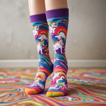 Unicorn Socks - Put 'Em On!