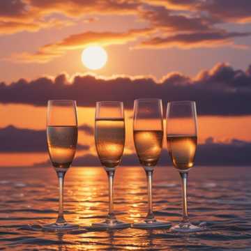 Champagne Sunset