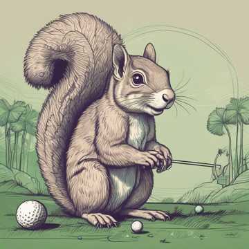 Squirrel on the Green