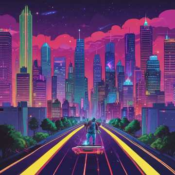 Synthwave Reise