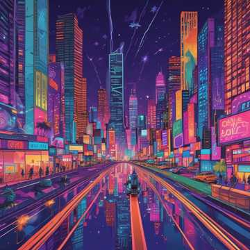 Synthwave Reise