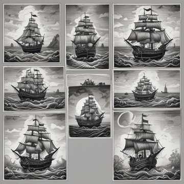 Black Sails on the Sea Witch