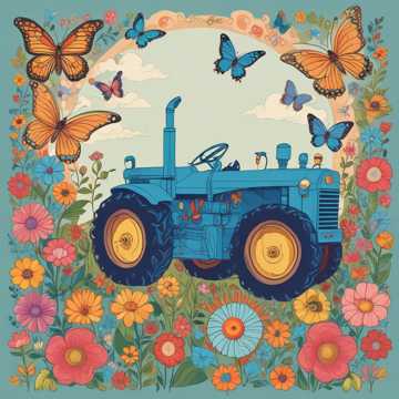 Blue Tractor