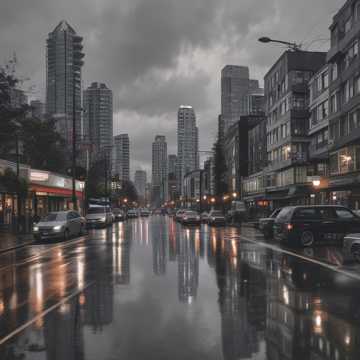 Rain in Vancouver