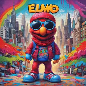 Elmo in the hood