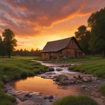 Behind the Barn