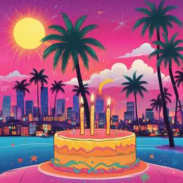 Palm Trees and Cake