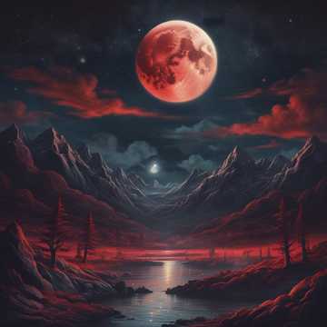 Blood Moon Sky