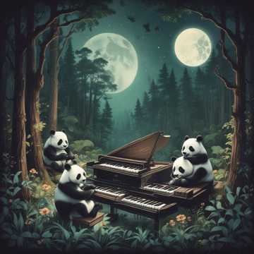 Moonlit Panda Dance