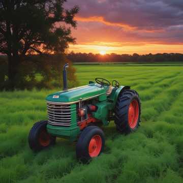 Big green tractor 