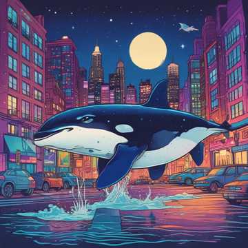 Blue orca 