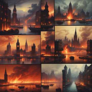 Hamburg in Flammen