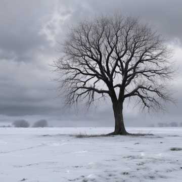 Eine Kalte und Dunkle Winternacht