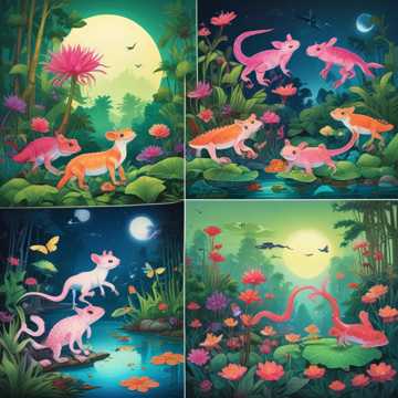 frog axolotl cat panda song