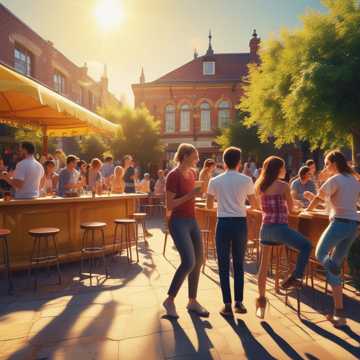 Biergarten in Bierstadt