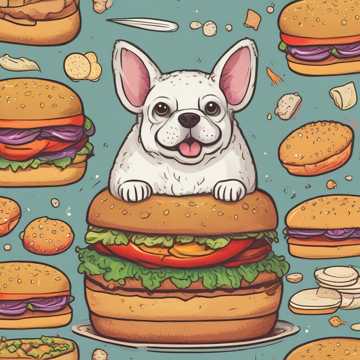 Burger dog