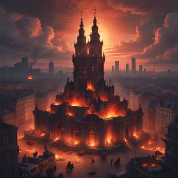 Rising Flames of Warsaw