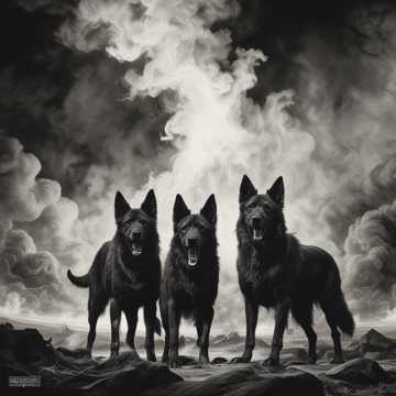 The Hellhounds in Black and White