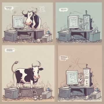 La Vache et l'Imprimante