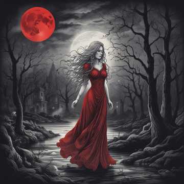 Blood Moon's Siren Shadow